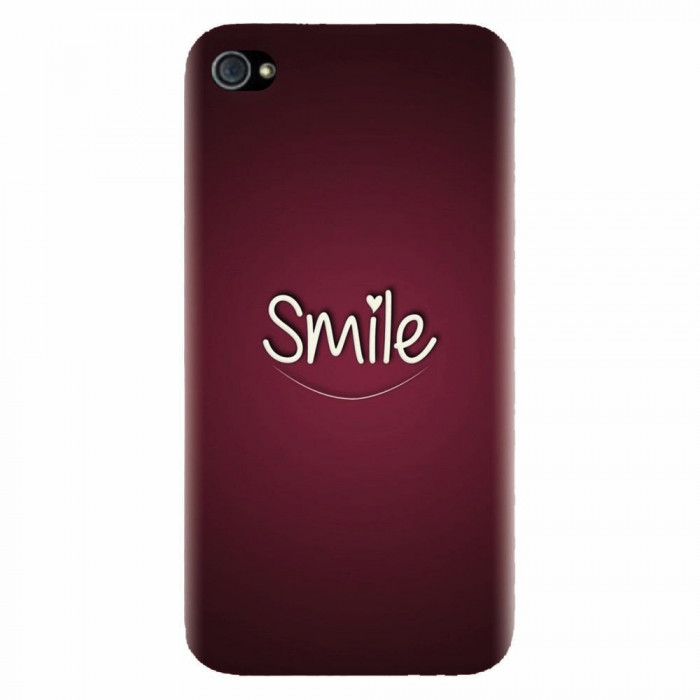 Husa silicon pentru Apple Iphone 4 / 4S, Smile Love