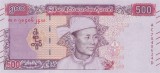 Bancnota Myanmar 500 Kyats 2020, Burma, UNC, Necirculata. Colectie Asia