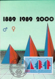 C1811 - Germania RF 1989 - carte maxima aniversari