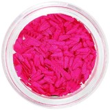 Decorațiuni pentru unghii - lacrimi din material roz, INGINAILS