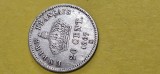 Franta 20 cent. 1867 BB ARGINT