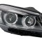 Far Kia Sorento (Um), 12.2014-07.2017, partea Dreapta, cu lumina timp de zi tip LED; H7+H9+LED+PY21W; electric; cu motor, DEPO