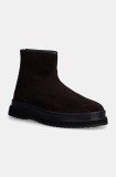 Gant pantofi de piele intoarsa Blistown barbati, culoarea maro, 29643734 G399