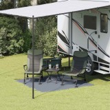vidaXL Accesoriu Cort Albastru-Gri Poliester 200 x 200 cm Dreptunghiular