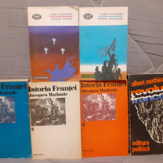 ISTORIA FRANTEI/REVOLUTIEI/REVOLUTIA FRANCEZA-MADAULE/MICHELET/MATHIEZ (6 VOL)