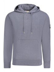 Hanorac barbati, cu logo brodat, Regular fit, albastru, Calvin Klein Jeans, S
