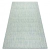 Covor SISAL SION Caro 22184 țesute plate verde / albastru / ecru, 160x220 cm