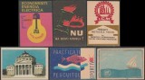 1960-1975 Romania - Lot 6 etichete de chibrituri romanesti