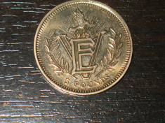 Moneda comemorativa 5 lire Gibraltar 1995, stare buna foto