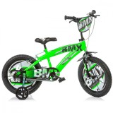Bicicleta pentru copii BMX DB-165XC-01 Dino Bikes, 16 inch, verde for Your BabyKids