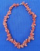 COLIER/LANT VINTAGE DIN RADACINA CORAL ROSU