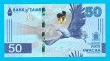 Bancnotă Zambia (NOU) 50 Kwacha 2025 UNC serie: AD63017..