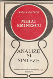 FANICA N. GHEORGHE - MIHAI EMINESCU ANALIZE SI SINTEZE