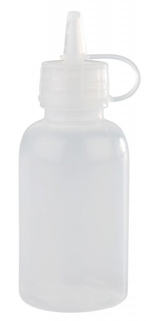 Set 4 mini flacoane PE pentru decorat, 50 ml