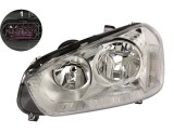 Far Ford C-Max (C214), 06.2007-12.2010, fata, Stanga, H1+H7+PY21W+W5W; electric; rama reflector argintie, Depo