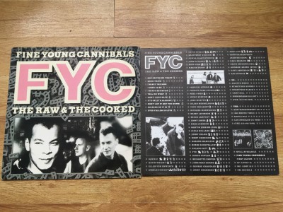 FINE YOUNG CANNIBALS - THE RAW THE COOKED (1988,LONDON REC,UK) vinil vinyl foto
