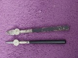 instrumente desen vechi de colectie pt.a trasa linii cu latime reglabila,RARE