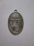 Danemarca mini medalion argint 1919,dimensiuni=26 x 18 mm