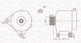 MAGNETI MARELLI 063731860010 Generator / Alternator