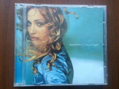 madonna ray of light 1998 cd disc muzica pop maverick warner bros rec. booklet foto
