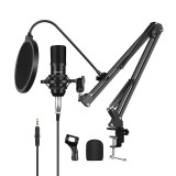Kit Microfon condensator Puluz PU612B Studio Broadcast