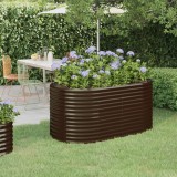 Cumpara ieftin Strat &icirc;nălțat grădină 152x80x68 cm oțel galvanizat