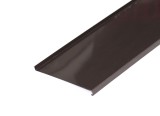 Glaf aluminiu exterior pentru ferestre, maro RAL 8019, 25 x 300 x 0.13 cm