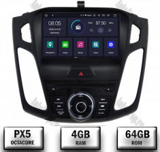 Navigatie Ford Focus 3, Android 9, Quadcore PX5 4GB RAM + 64GB ROM cu DVD, 9 Inch - AD-BGWFORD3P3 foto