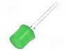 Dioda LED, 9,7mm, verde, 750...1120mcd, 20mA, 2,7...3,4V, OPTOSUPPLY - OSG5DAA6K4A