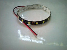 Banda LED 30cm 18 SMD 5050 24V lumina albastra ManiaCars foto