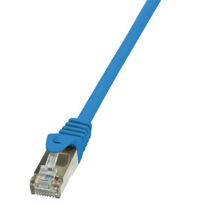 Cablu patchcord gembird, logilink, F/UTP EconLine 2m albastru foto