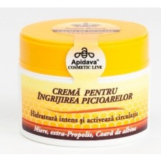 Crema pt.picioare cu miere,ceara si propolis 50ml apidava