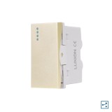 Cumpara ieftin Intrerupator cap-cruce mecanic 1M Luxion, auriu, standard italian