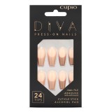 Cumpara ieftin Set unghii false Cupio Diva - Nude French