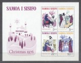 Samoa 1976 Christmas Religion perf. sheet MNH S.667, Nestampilat