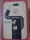 De la cuviinta la eticheta - Anca Bursan, Gheorghe Panco (1967), editura Tineretului, carte dezvoltare personala