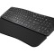 Tastatură wireless NATEC neagră USB A, US layout, rază 10m, acumulator 750mAh
