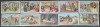 Lot (5) 10 Cartonase Margarina Teuta 1932 seria 1000 de ani de istorie germana