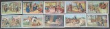 Lot (5) 10 Cartonase Margarina Teuta 1932 seria 1000 de ani de istorie germana