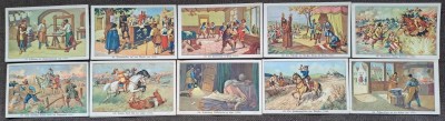 Lot (5) 10 Cartonase Margarina Teuta 1932 seria 1000 de ani de istorie germana foto