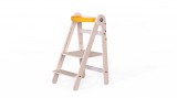 Cumpara ieftin Turn Invatare Pliabil Lemn MamaToyz Learning Tower Galben, Inaltime Reglabila, Siguranta Copii 1-5 Ani, Max 50kg