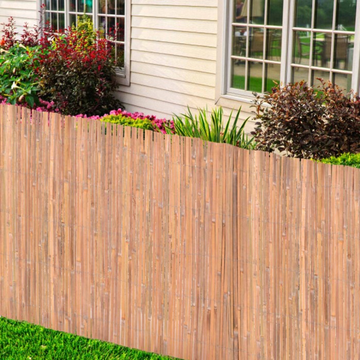 vidaXL Garduri de bambus, 2 buc., 100 x 400 cm 3057515