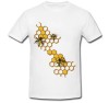 Tricou &quot; Honeycomb with bees drawing &quot;