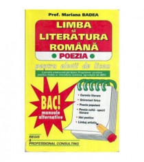 Limba si Literatura Romana - Poezia - pentru elevii de liceu foto