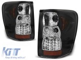Set de stopuri LED de tuning potrivit pentru Jeep Grand Cherokee 1999-05.2005 cu baza neagra, stanga si dreapta Performance AutoTuning