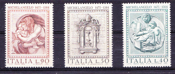 TSV% - ITALIA 1975 MICHEL 1483-1485 MNH/** LUX