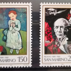 BC410, San Marino 1981, serie picturi Picasso