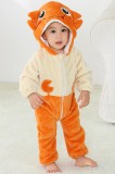 CLD152-1915 Pijama kigurumi pentru bebelusi tip salopeta din material moale si pufos