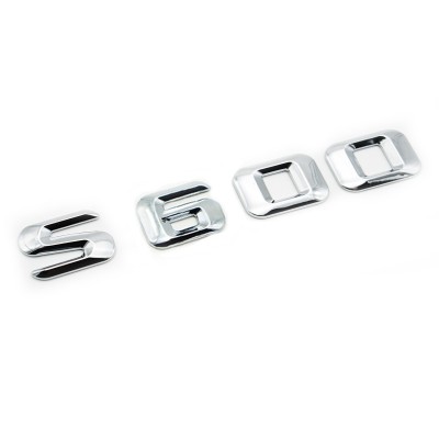 Emblema S 600 pentru spate portbagaj Mercedes, chrom foto