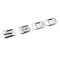 Emblema S 600 pentru spate portbagaj Mercedes, chrom